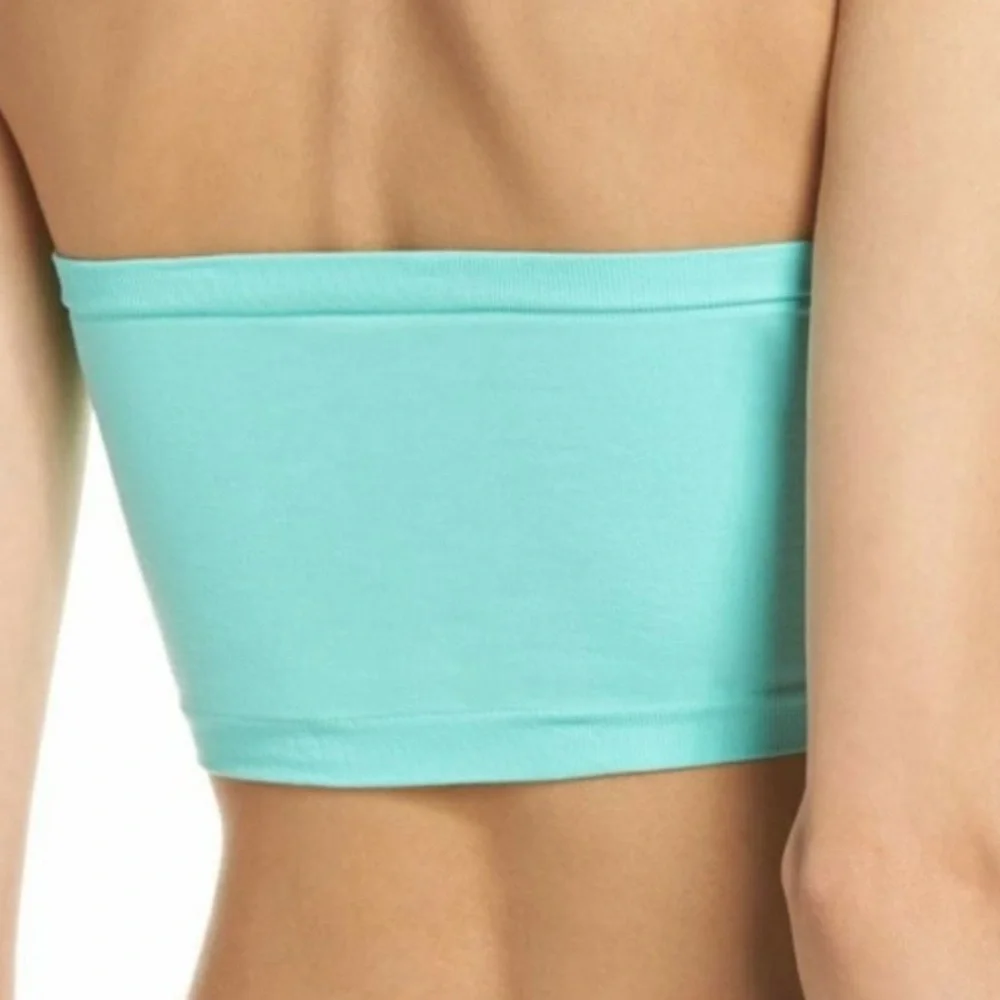 Free People Reversible Seamless Lace Bandeau Strapless Bra Seafoam Women’s XS /S